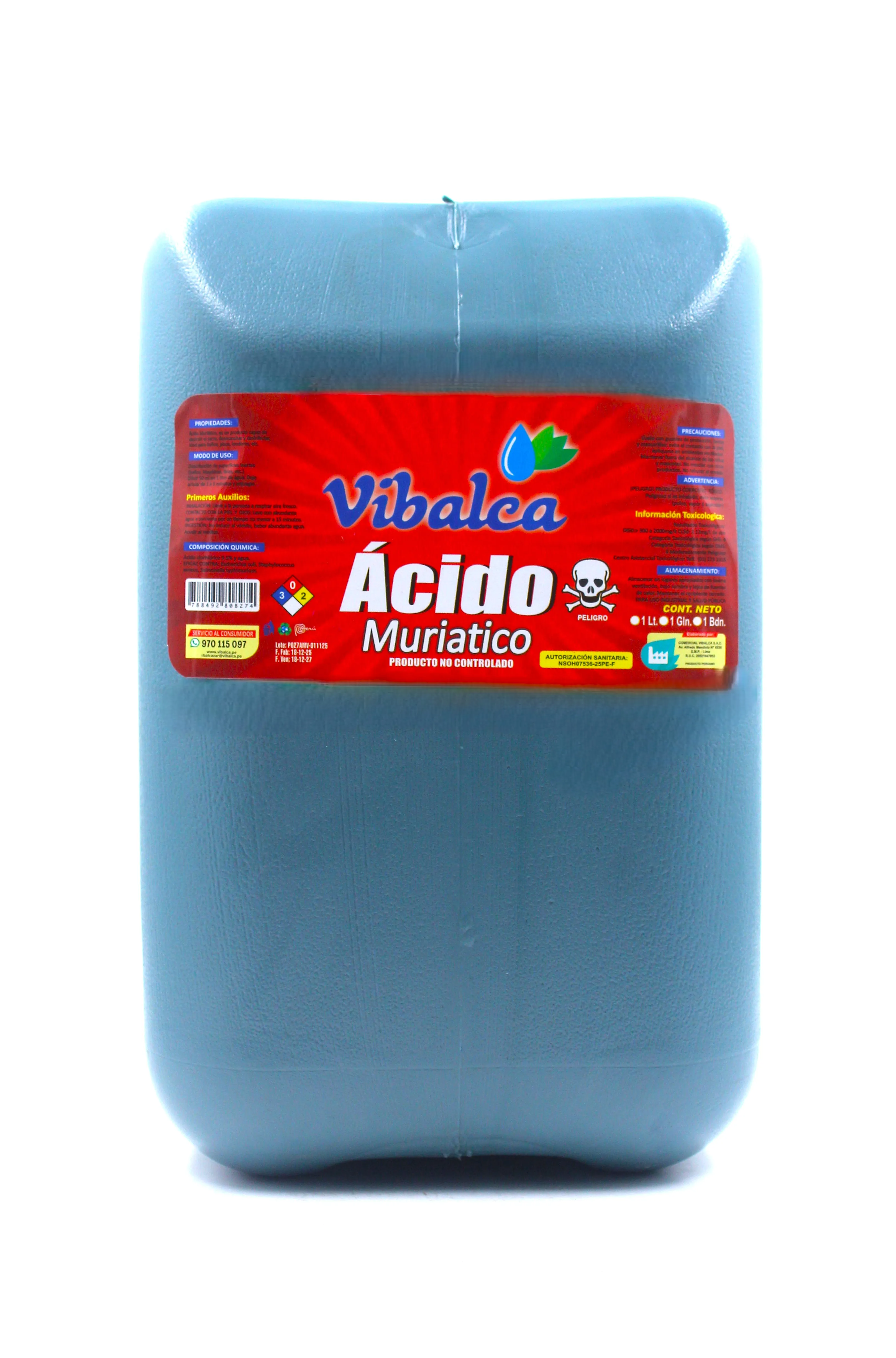 Ácido Muriático - Bidón