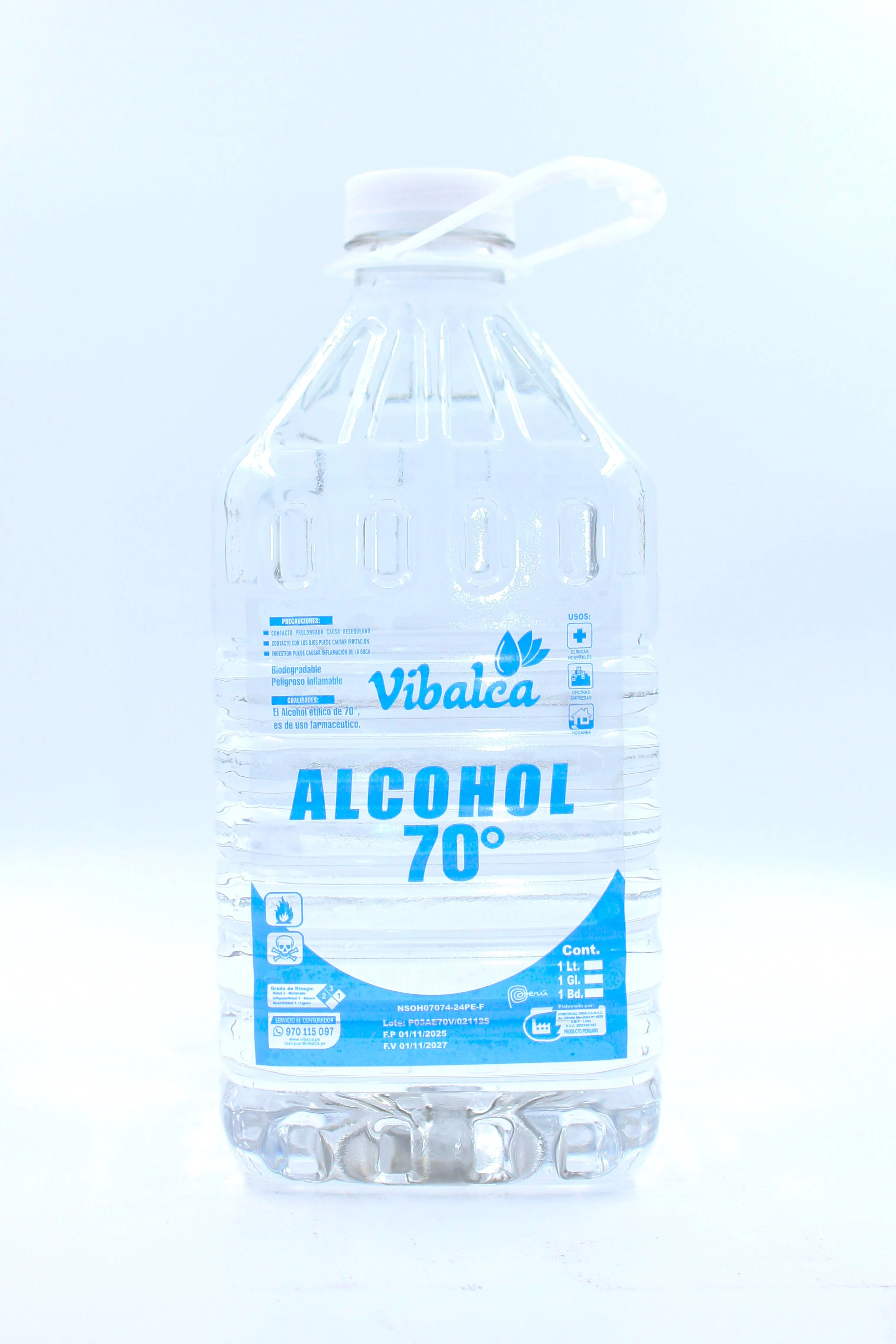 Alcohol 70° - Galón
